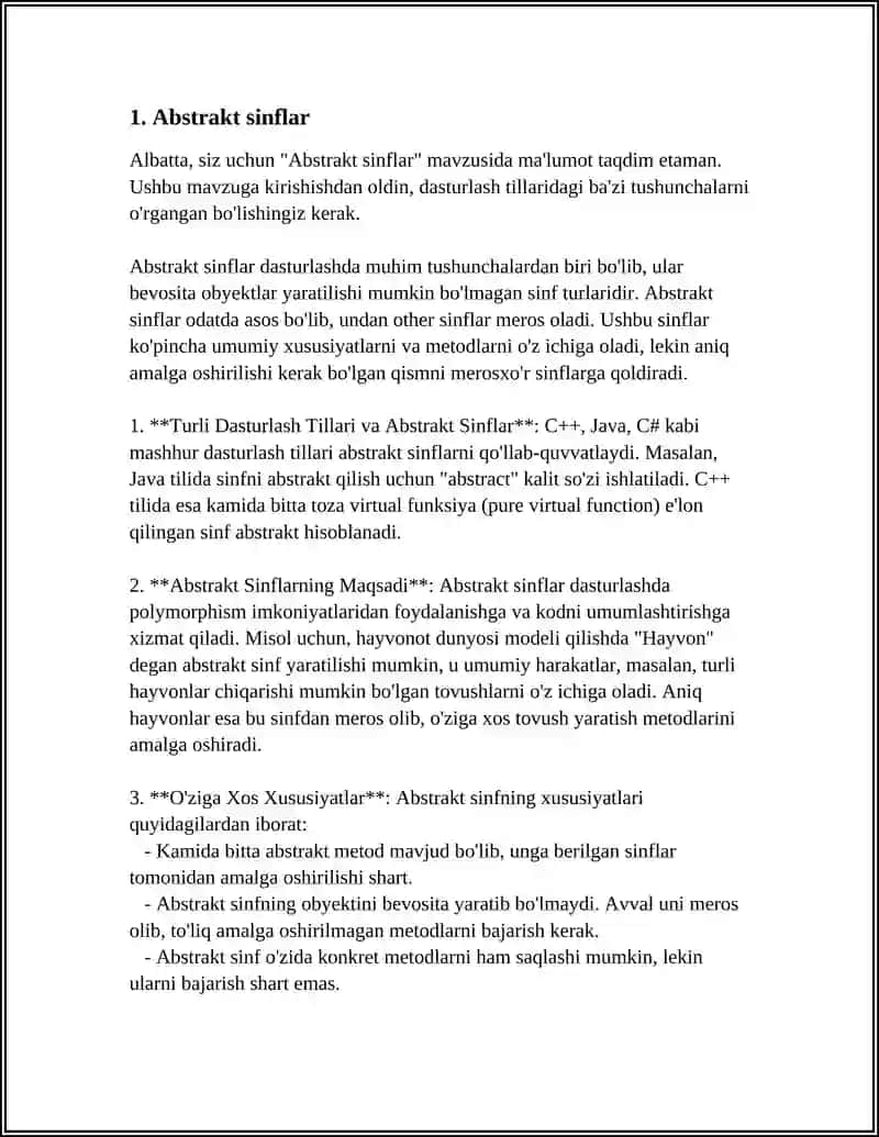 OOMITSETLAR SINFNING UMUMIY TASNIFI 4