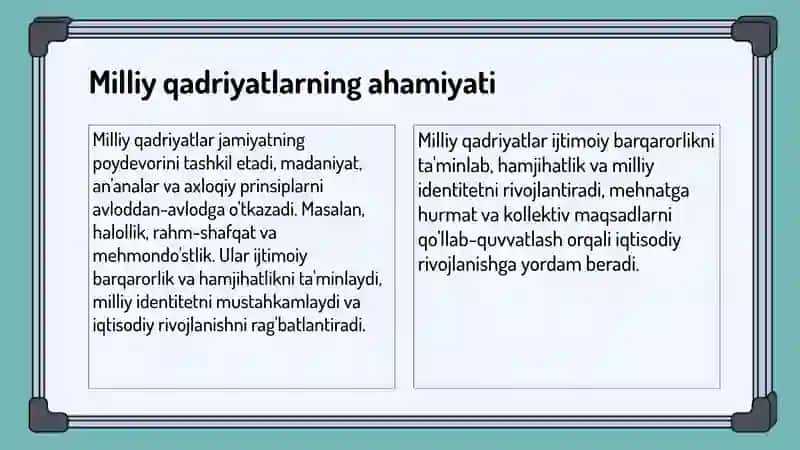 Milliy qadriyatlar 4