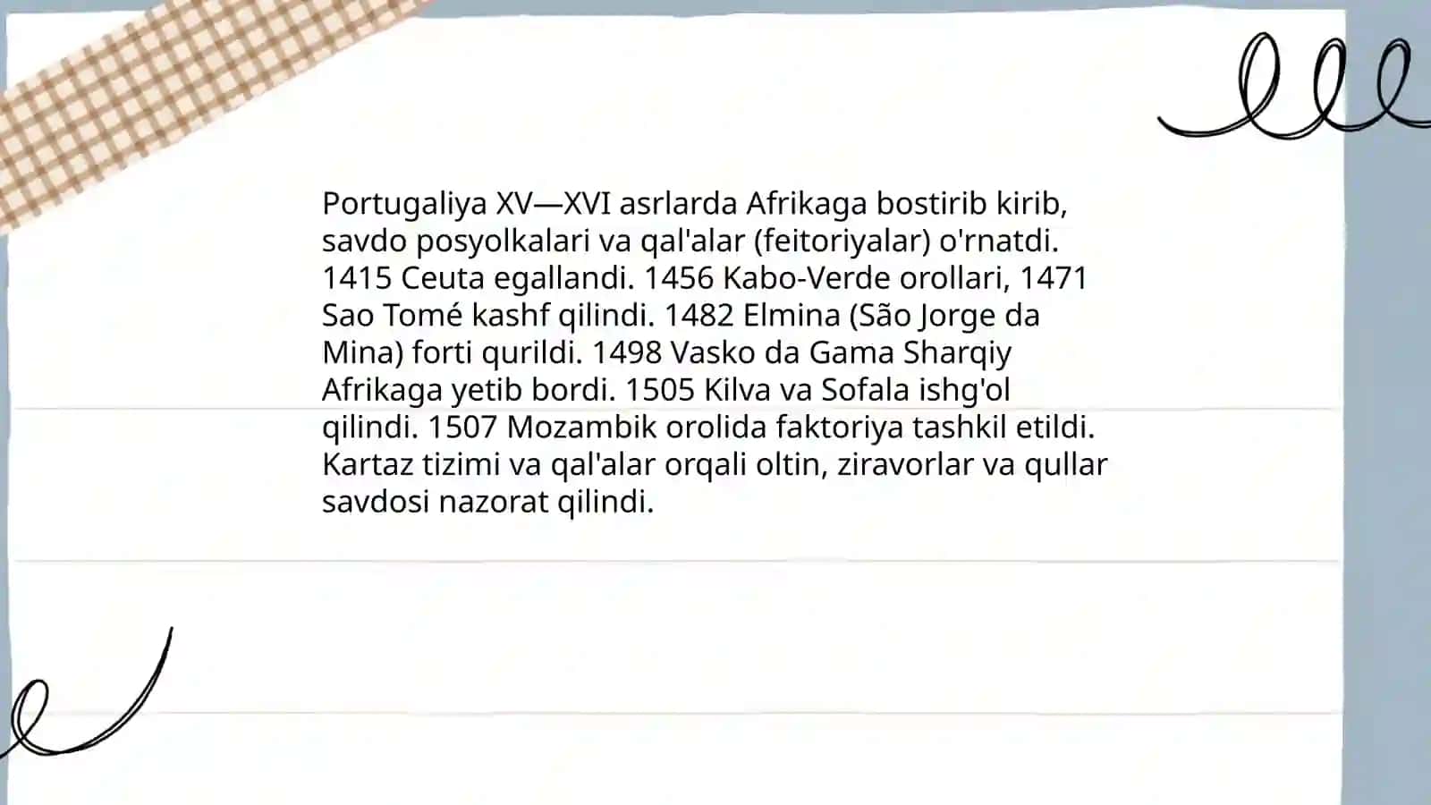 XV-XVIII ASRLARDA OSIYO VA AFRIKA 4