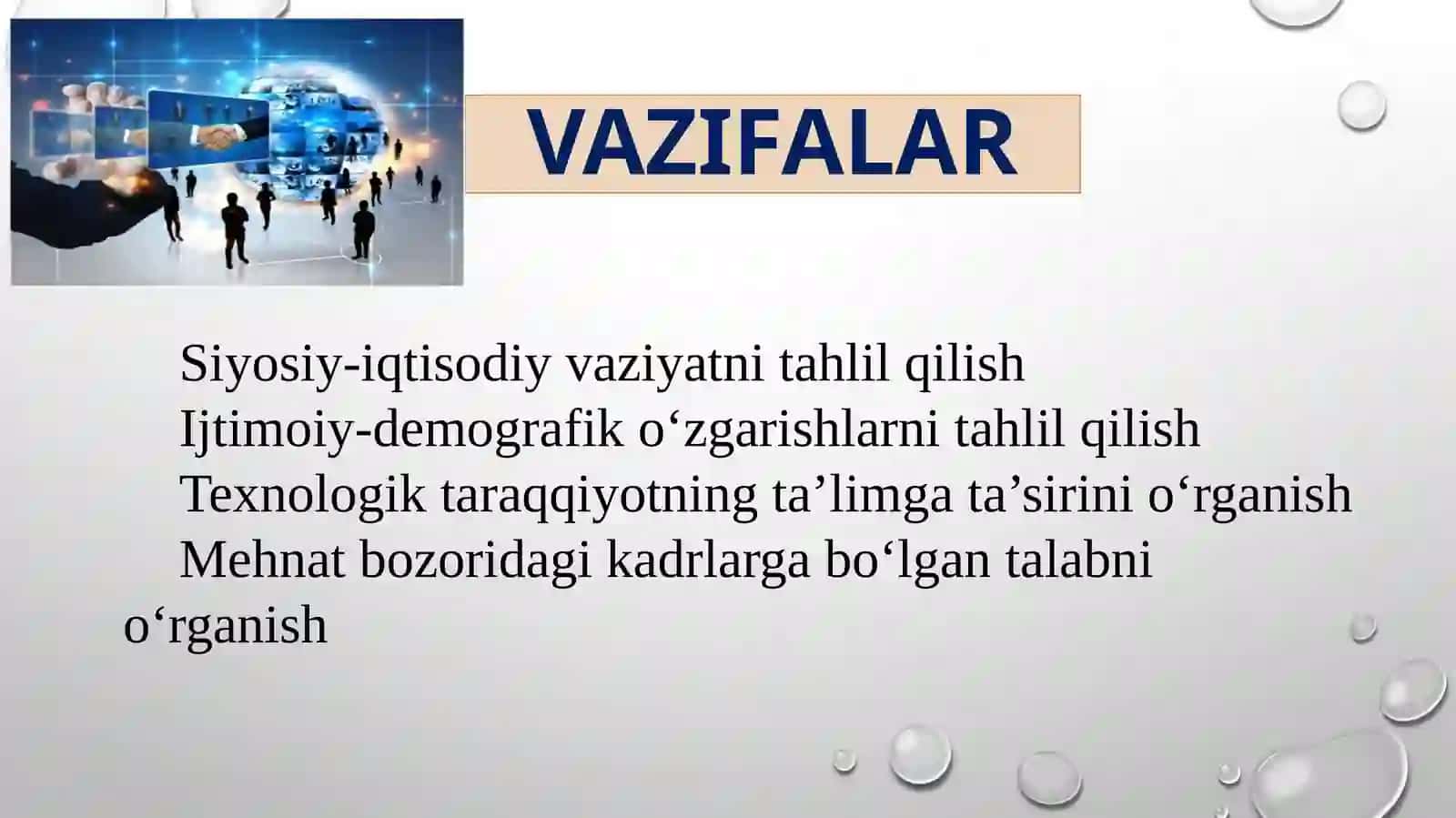 XXI asrda ta‘lim oldida turgan murakkabliklar va muammolarni tahlil qilish 4