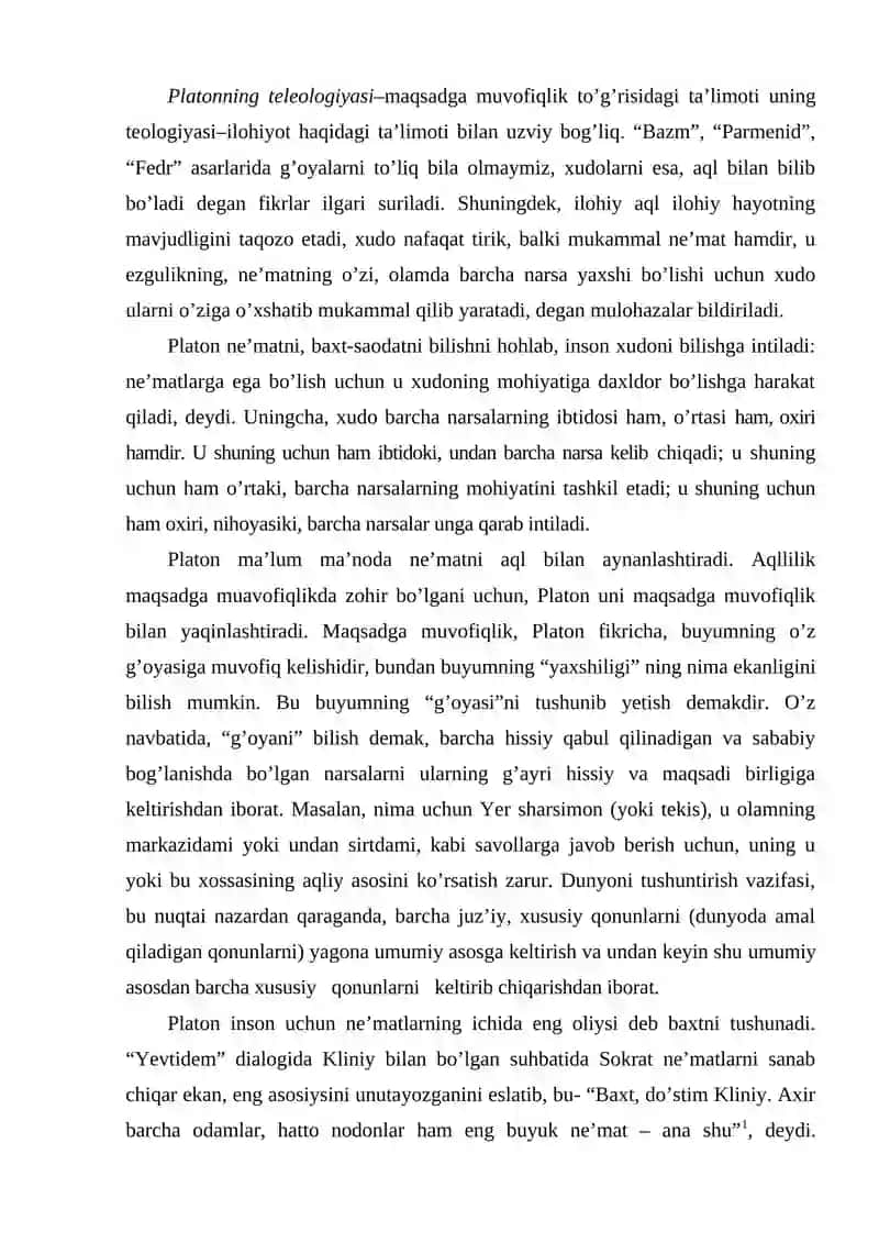 Platon falsafasi 4