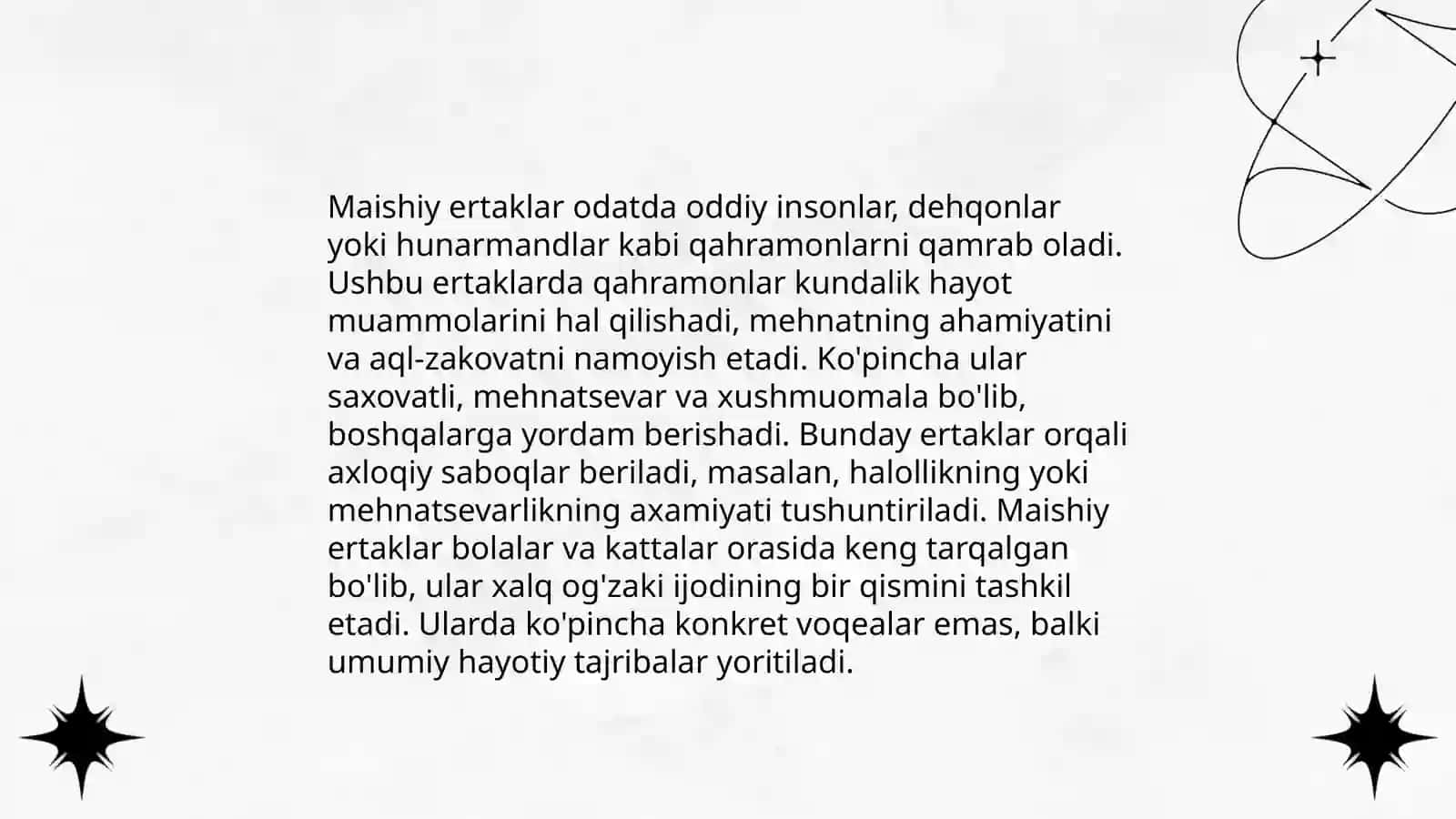 Maishiy ertaklar 4