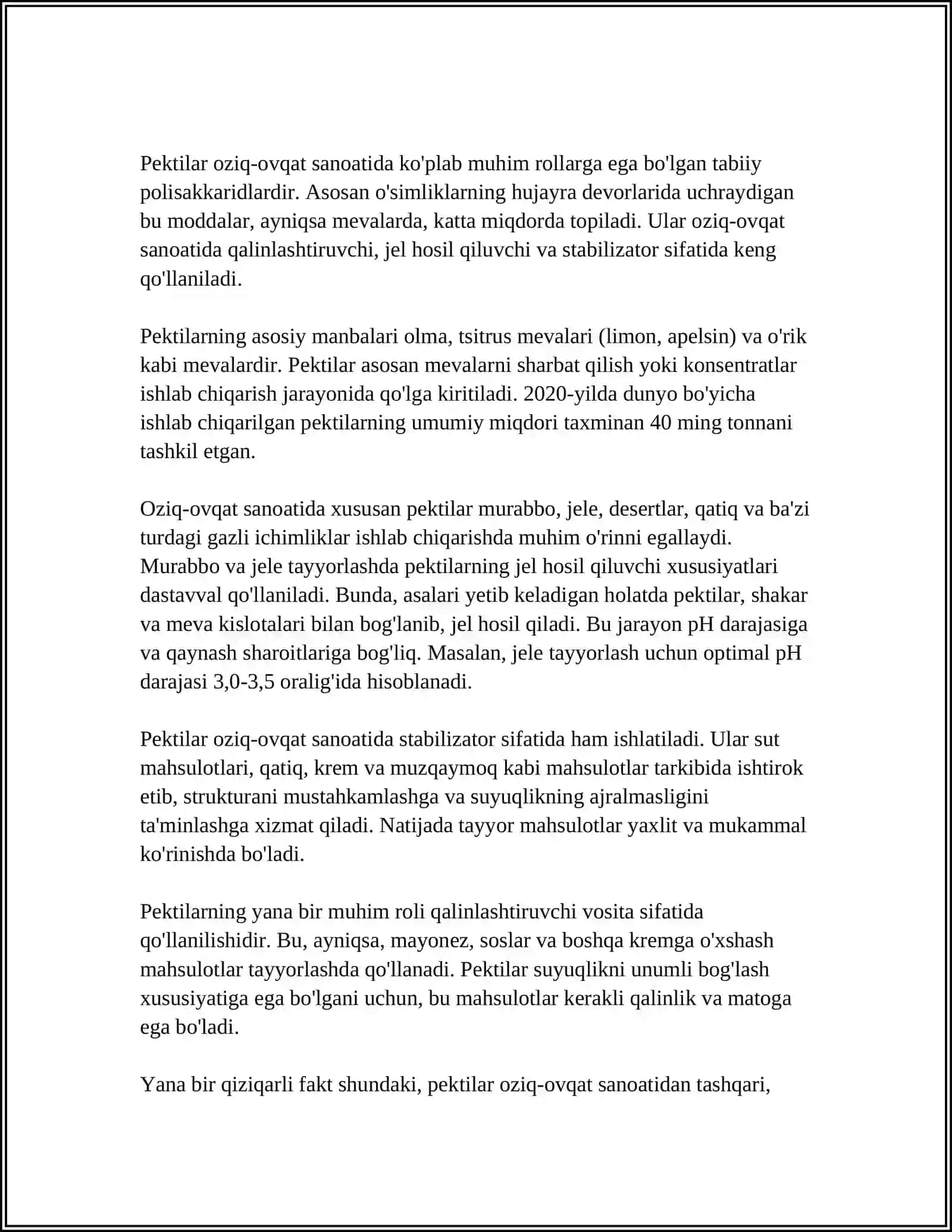PEKTINLAR 4