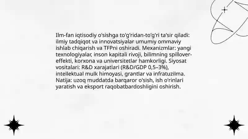Iqtisodiy va ijtimoiy omillar va inson resurslarini rivojlantirish 4