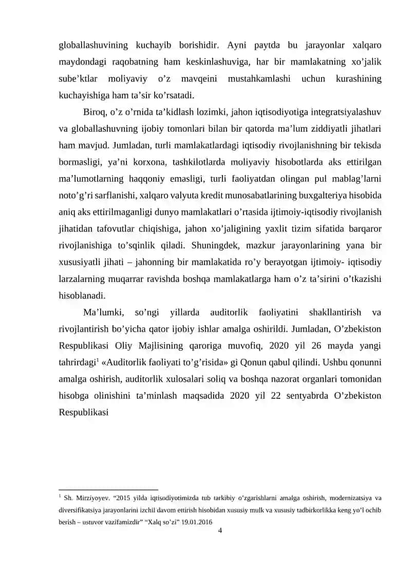 Auditorlik nazorati amalga oshirish mexanizmi 4