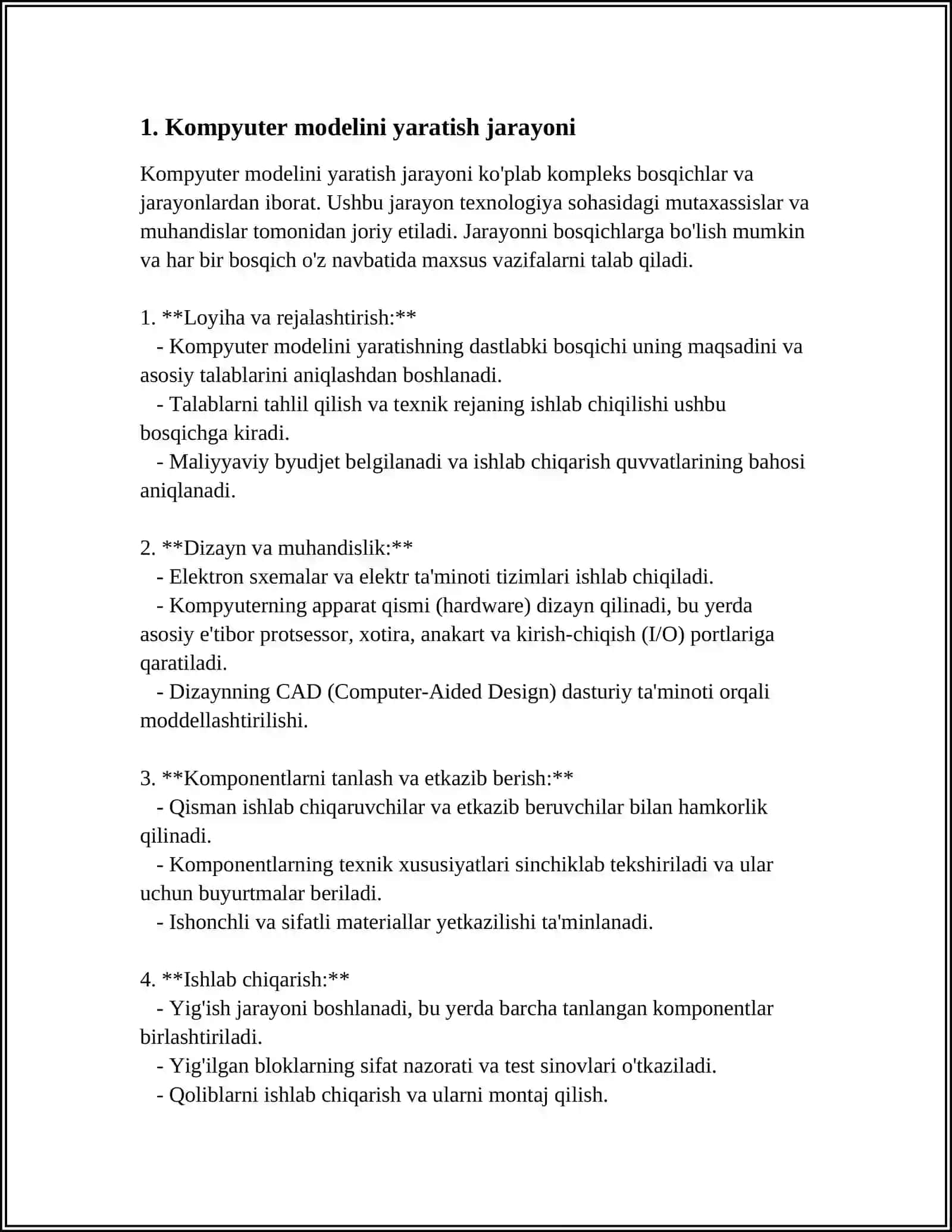 FIZIKAVIY JARAYONLARNI MODELLASHTIRISH IMKONINI BERUVCHI DASTURIY VOSITALAR ORQALI FIZIKAVIY JARAYONNI MODELLASHTIRISH 4