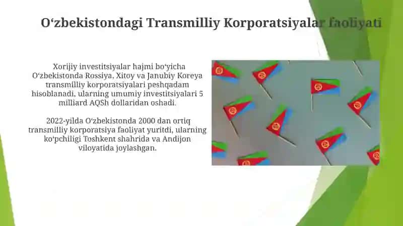 Oʻzbekistonda transmilliy korporatsiyalar faoliyati 4