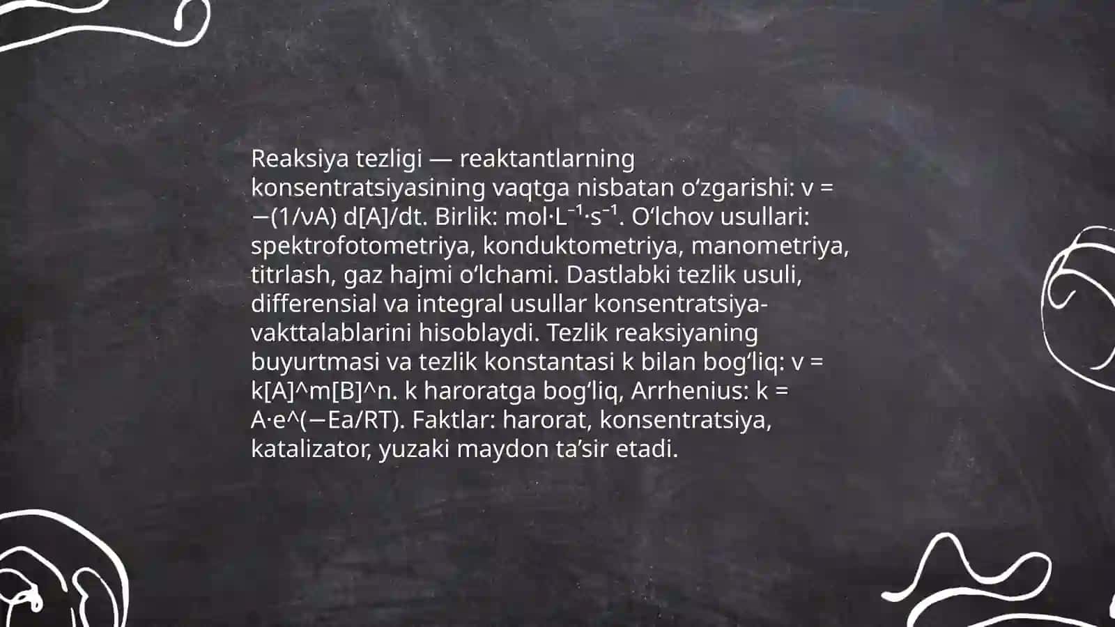 Kimyoviy kinetika 4
