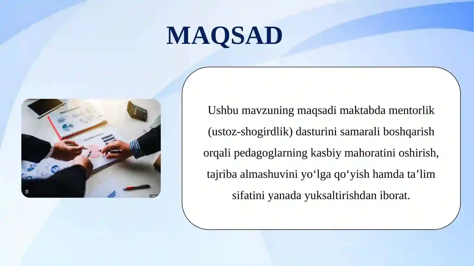 Maktabda mentorlik (Ustoz-shogirtlik) dasturini samarali boshqarish 4