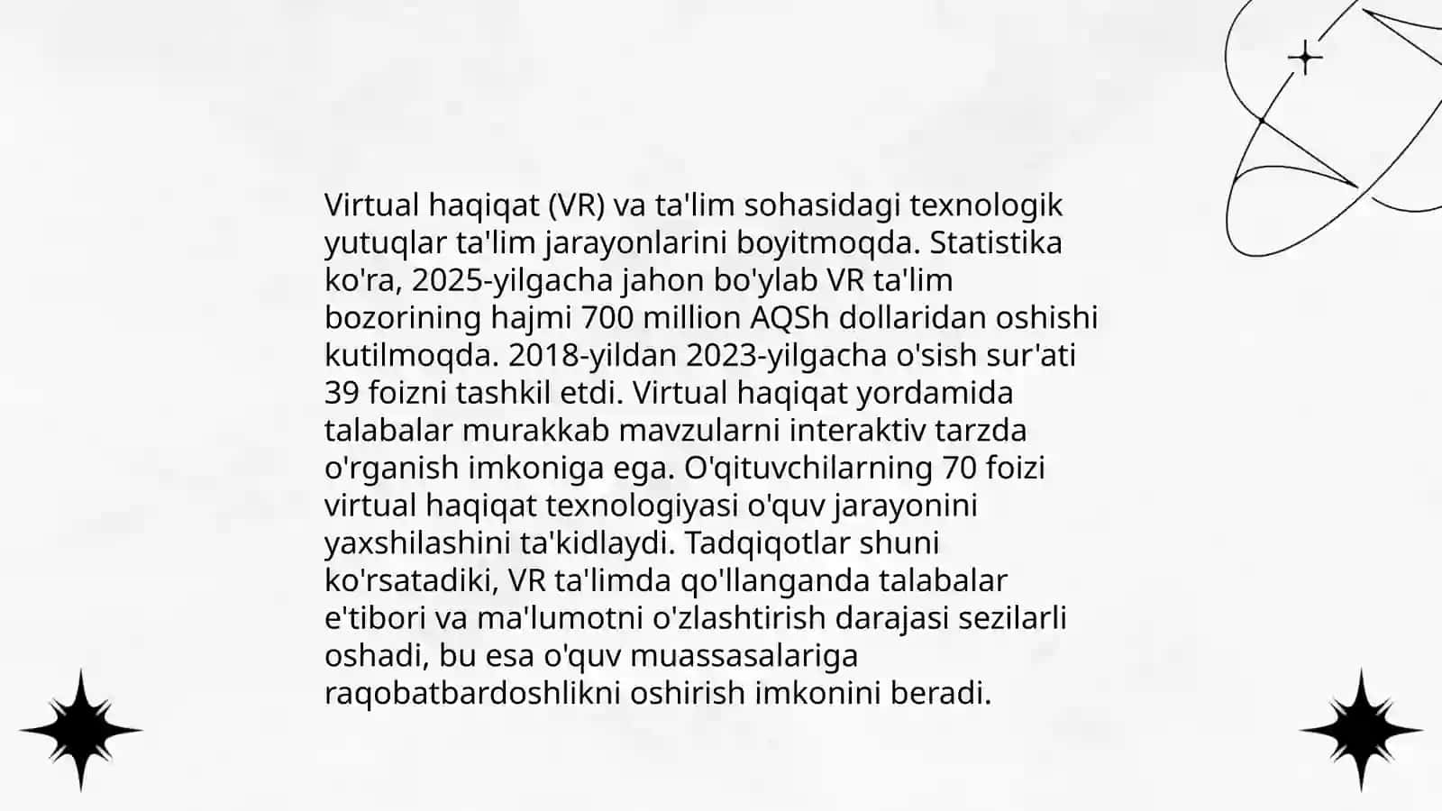 Virtual haqiqat texnologiyasidan foydalanish 4