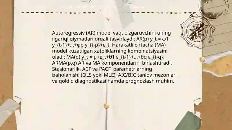 Dinamik ekonometrik modellardan foydalanish 4