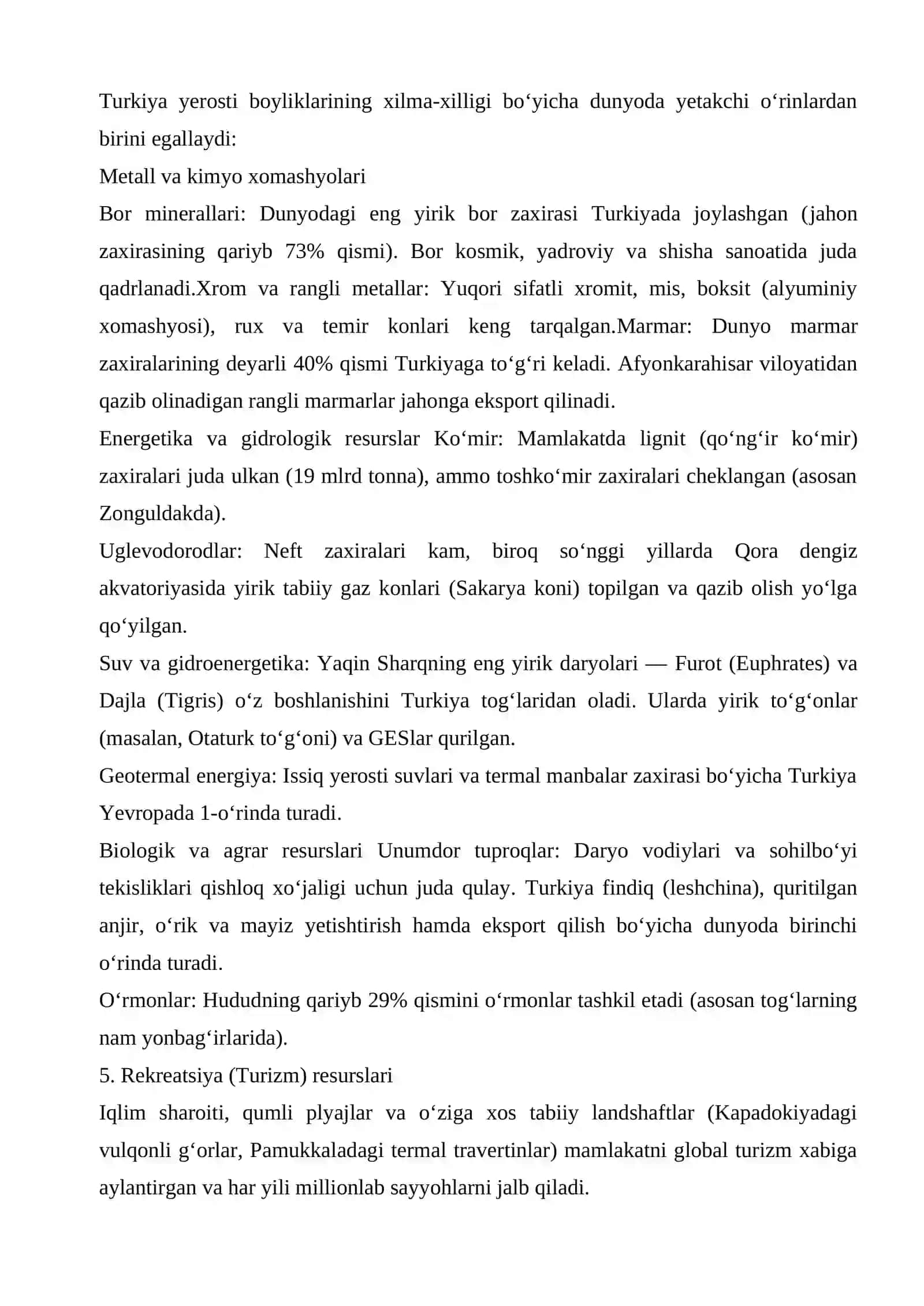 Iqtisodiy geografik tavsif 4