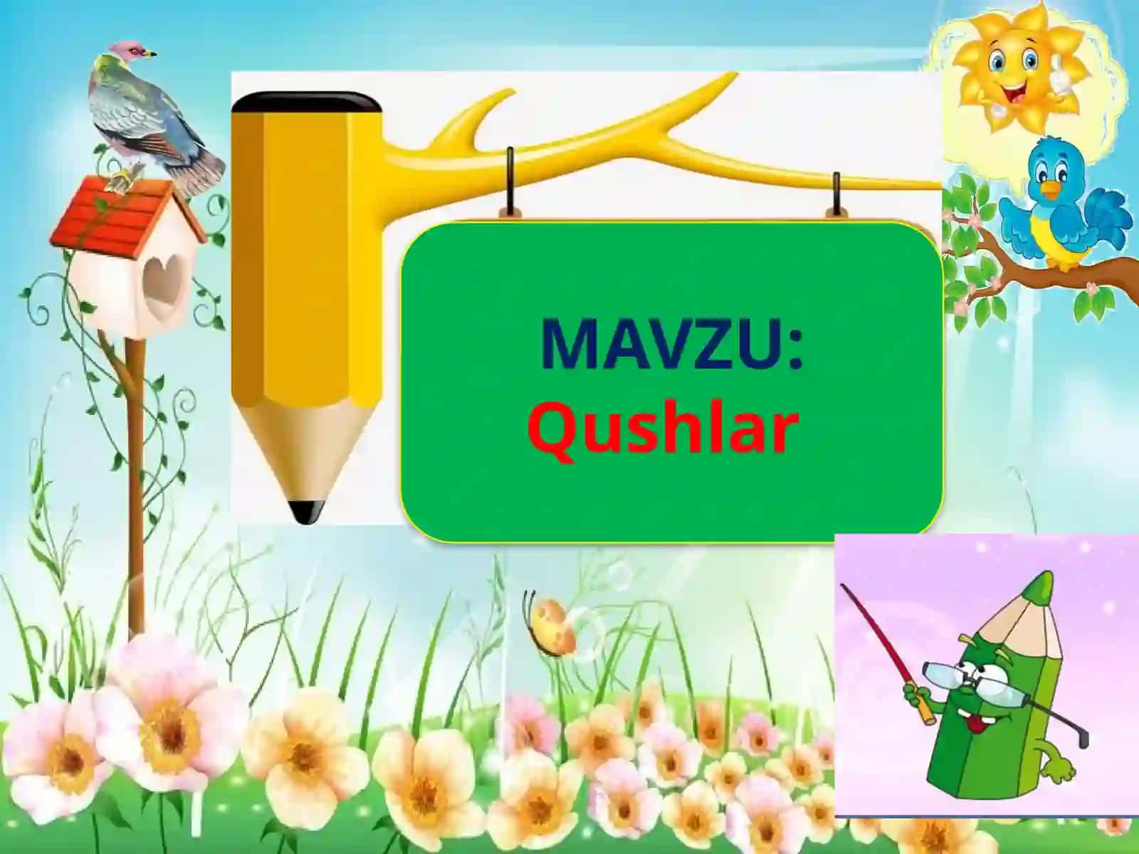 3-sinf Tabiiy Fan (Science) Qushlar mavzusida dars ishlanma 4