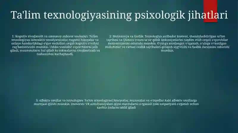 Tarbiyaviy Texnologiyalarning Psixologik Va Pedagogik Jihatlari 4