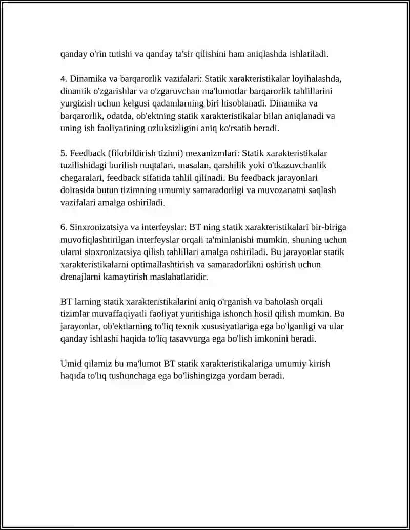 BT LARNING STATIK XARAKTERISTIKALARI 4