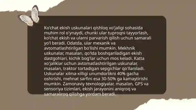 Ko'chat oralariga ishlov berish mashinalari 4