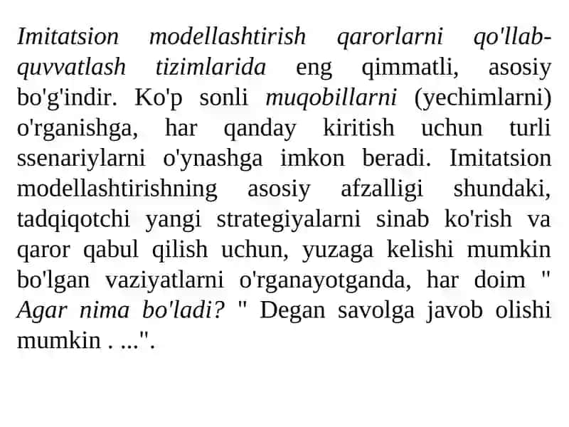 Sabab-natija munosabatlari diagrammalarini qurish va tahlil qilish 4
