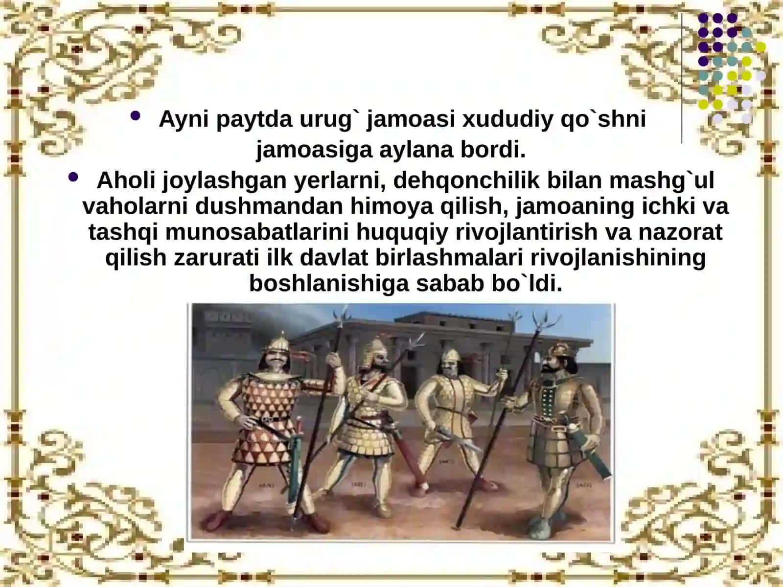 O'zbekdavlatchiligining tarixiy bosqichlari 4
