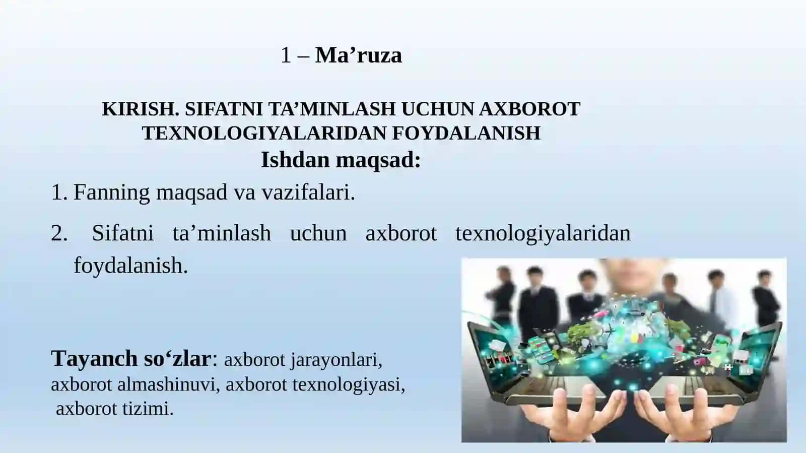 Menejment tizimlarida axborot texnologiyalari 4