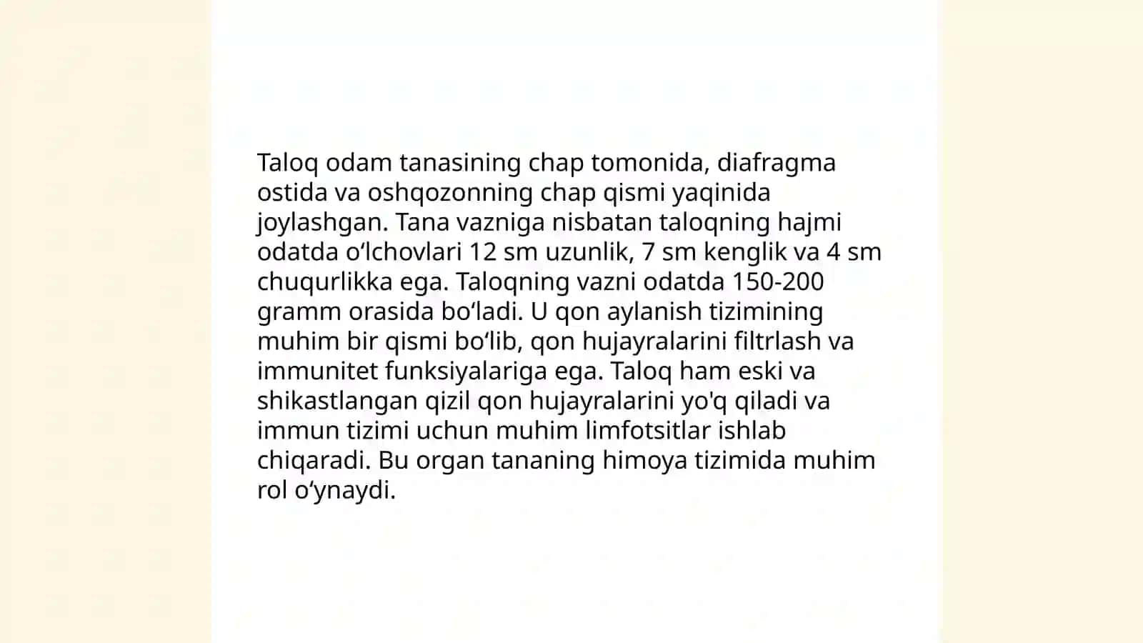 Taloqning tuzilishi va joylashishi 4