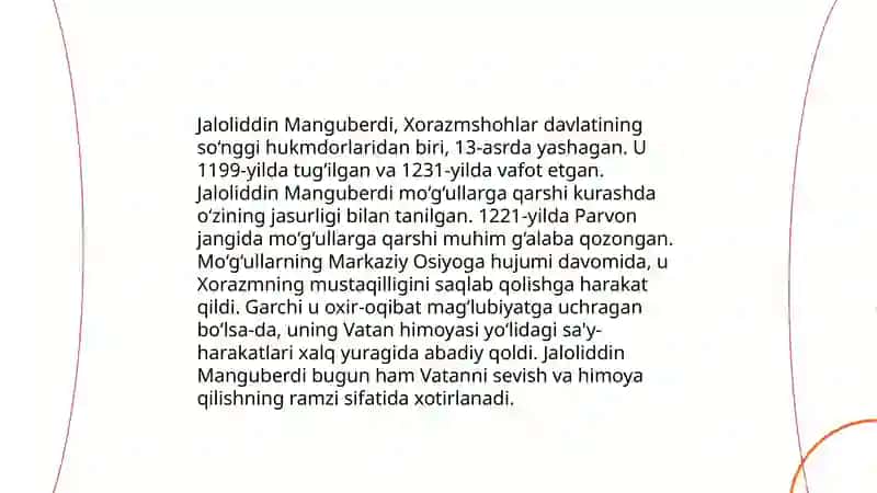Jaloliddin Manguberdi - Vatan himoyachisi 4