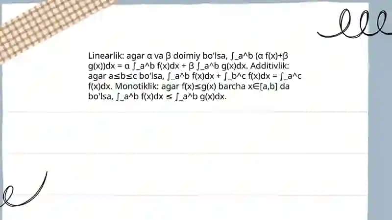 Aniq integral 4