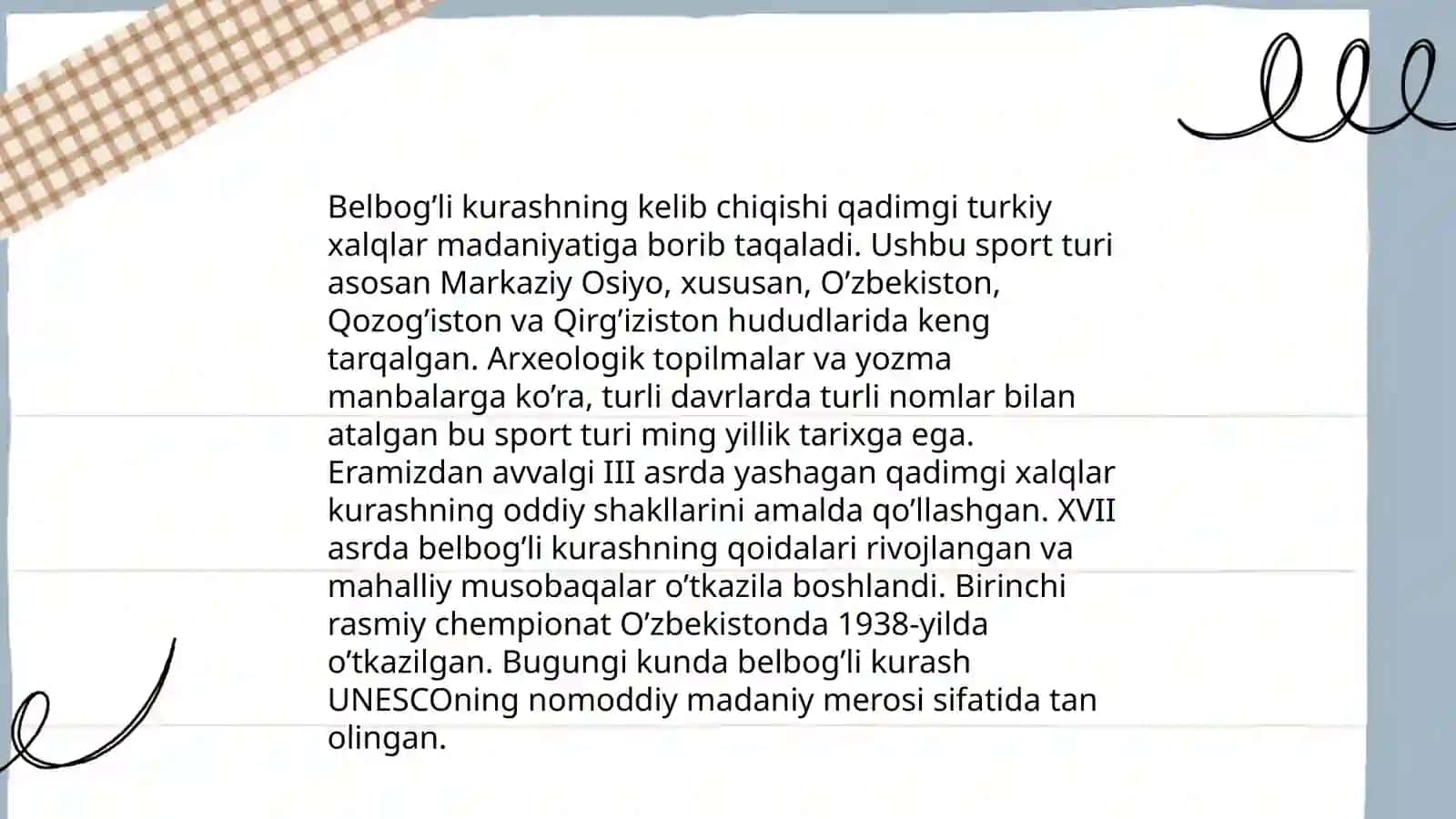 Belbog’li kurashning qoidalari va atamaları 4