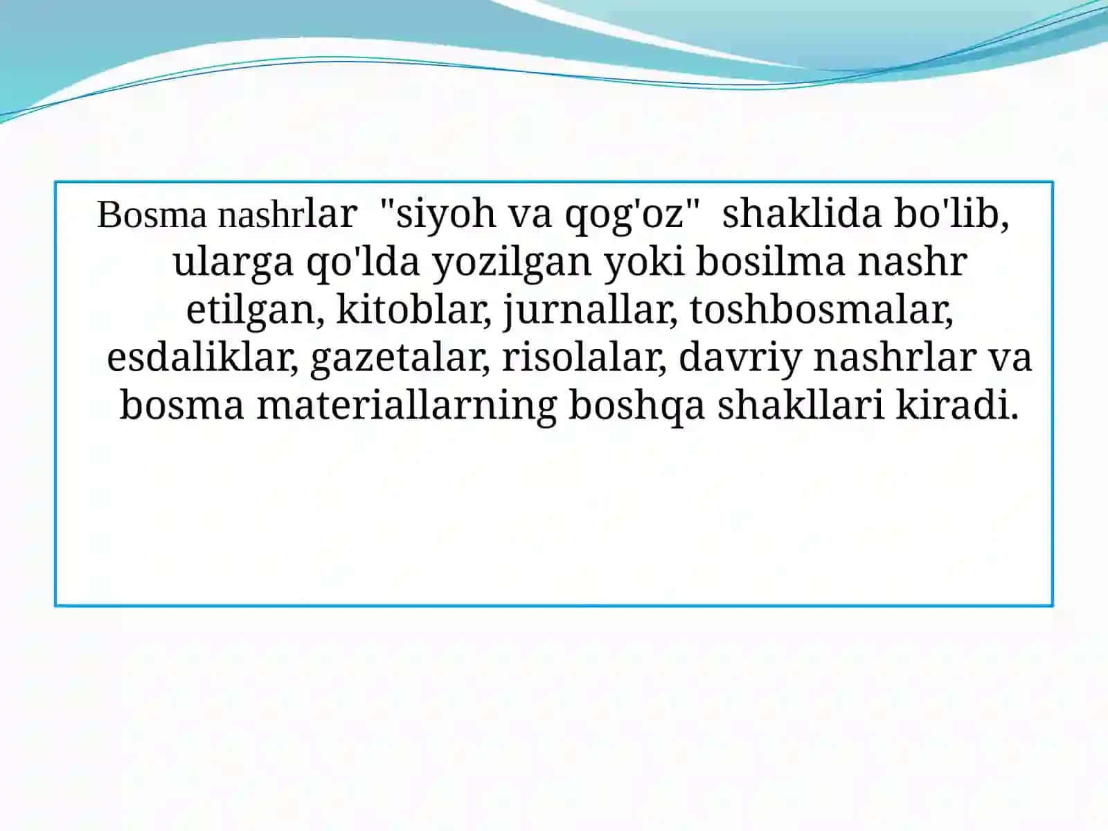 Ommaviy axborot vositalari 4