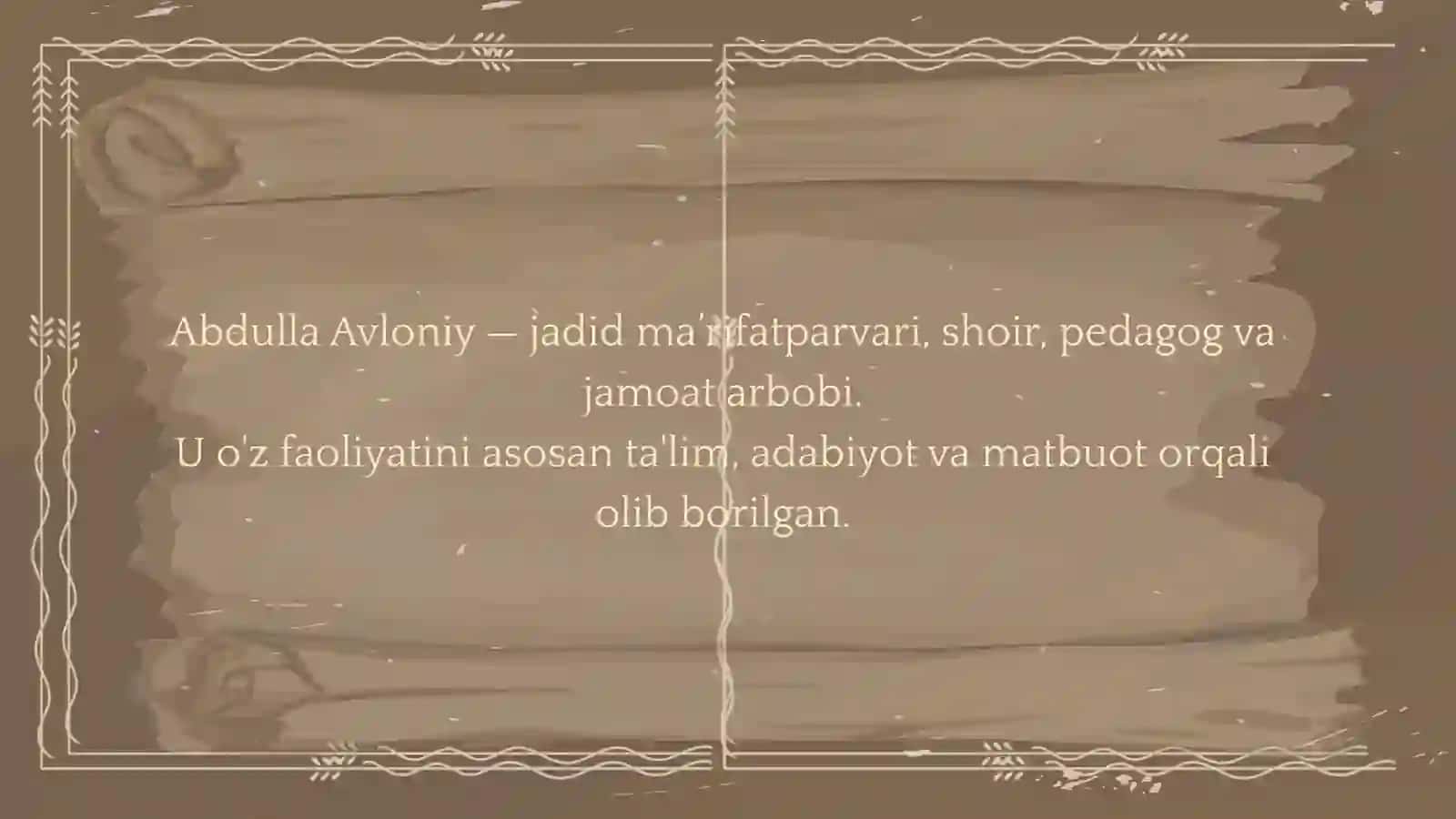 O‘zbek adabiy tili rivojida ma’rifatparvarlarning xizmatlari 4