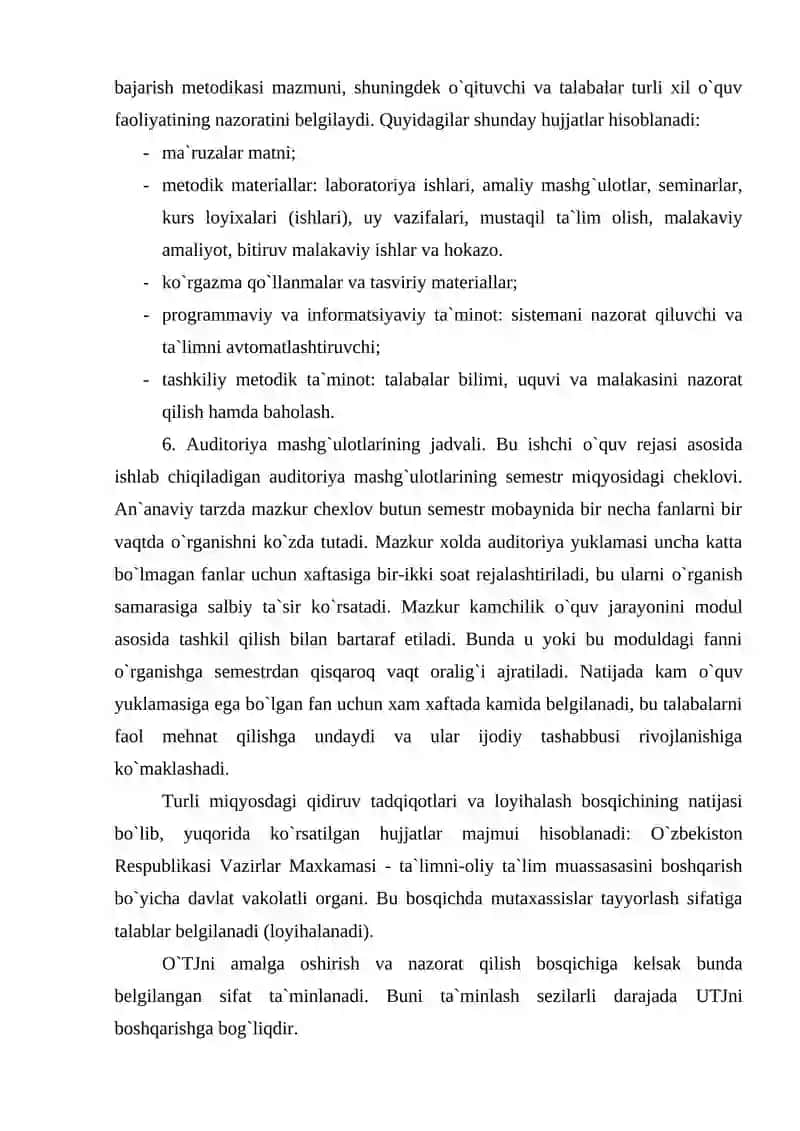 Oliy о`quv yurtlarida ta`lim-tarbiya jarayonini boshqarish asoslari 4