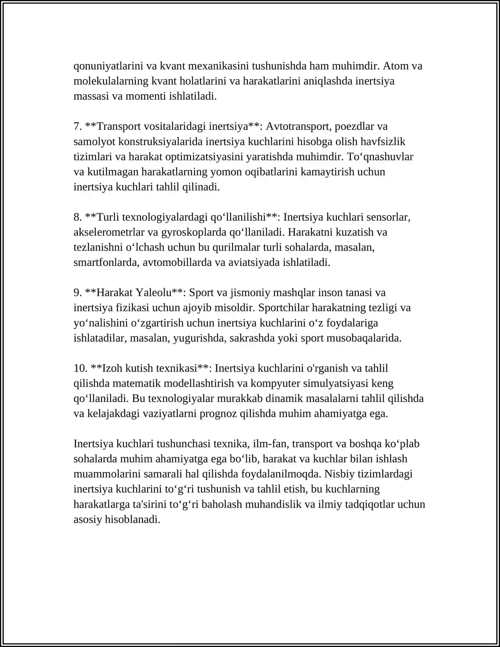 INERSIYA KUCHLARI 4