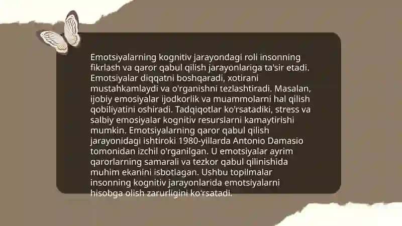 Bilish jarayonlari va emotsiyalar sezgi va idrik jarayonlari rivojlanishi 4
