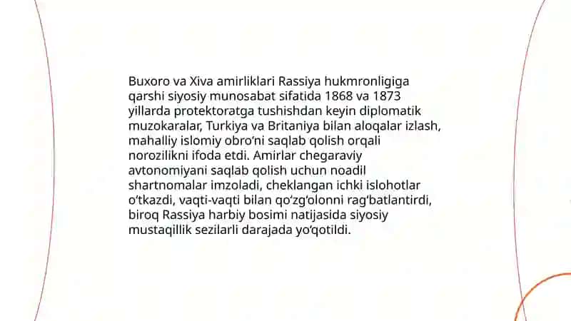 Turkistonda Rassiya tajovuzi va hukmronligiga qarshi kurash 4
