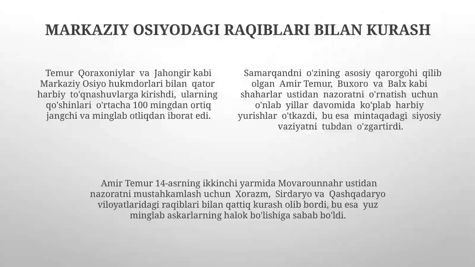 Amir Temurtashqisiyosati 4