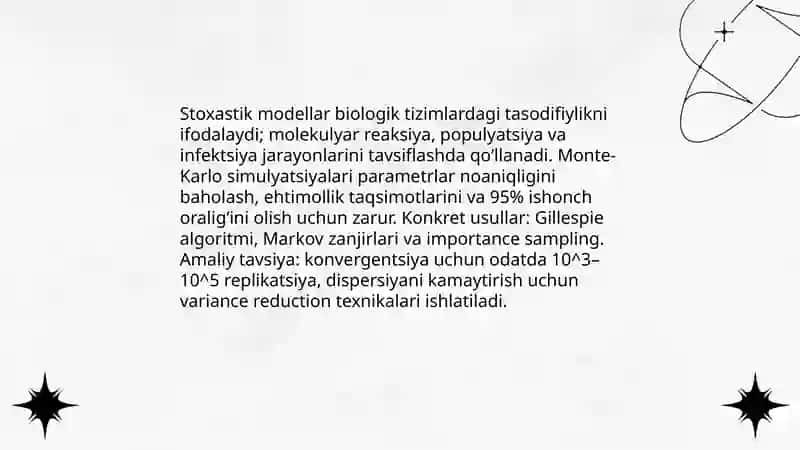 Biologik sistema modellari 4