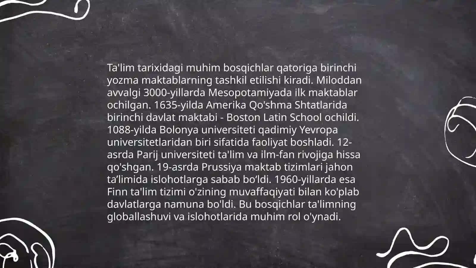 Pedagogik g'oyalarning rivojlanish bosqichlari 4