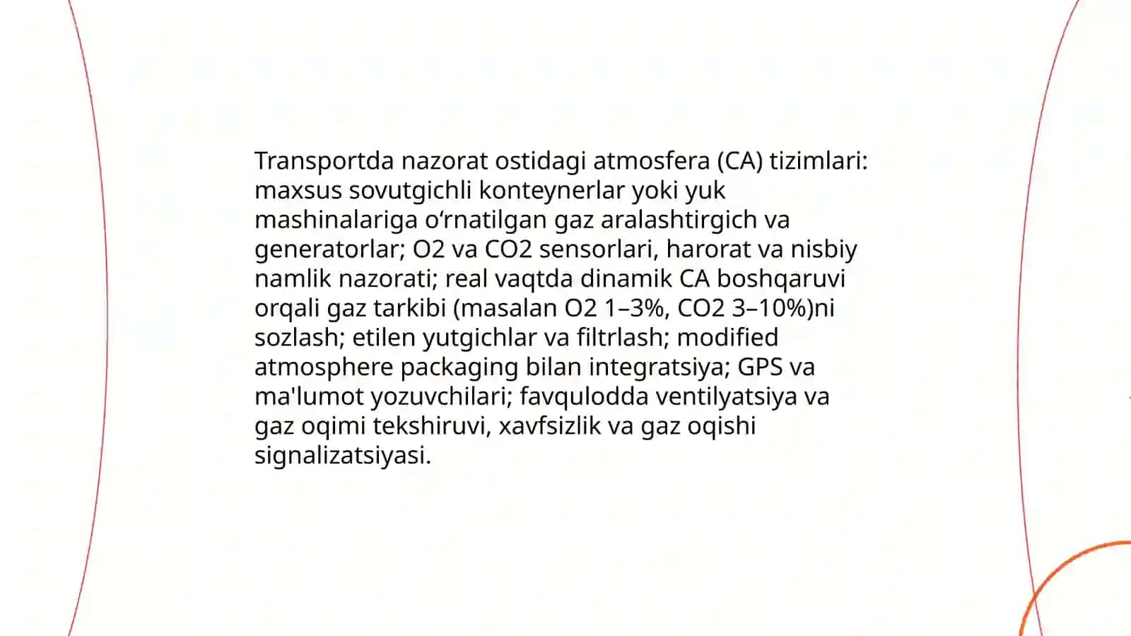 Sovutish zanjiri (cold chain) va transportga mos sovutgichli yuk mashinalari texnologiyalari 4