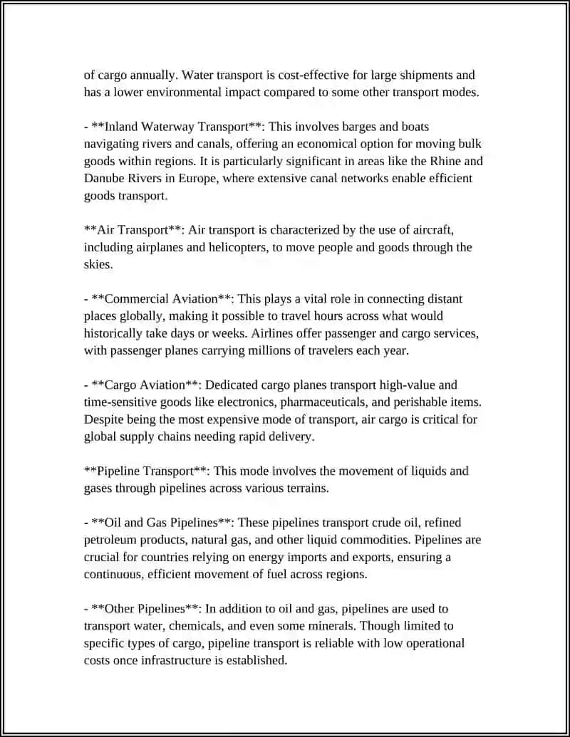 Referat Theme: TRANSPORT 4
