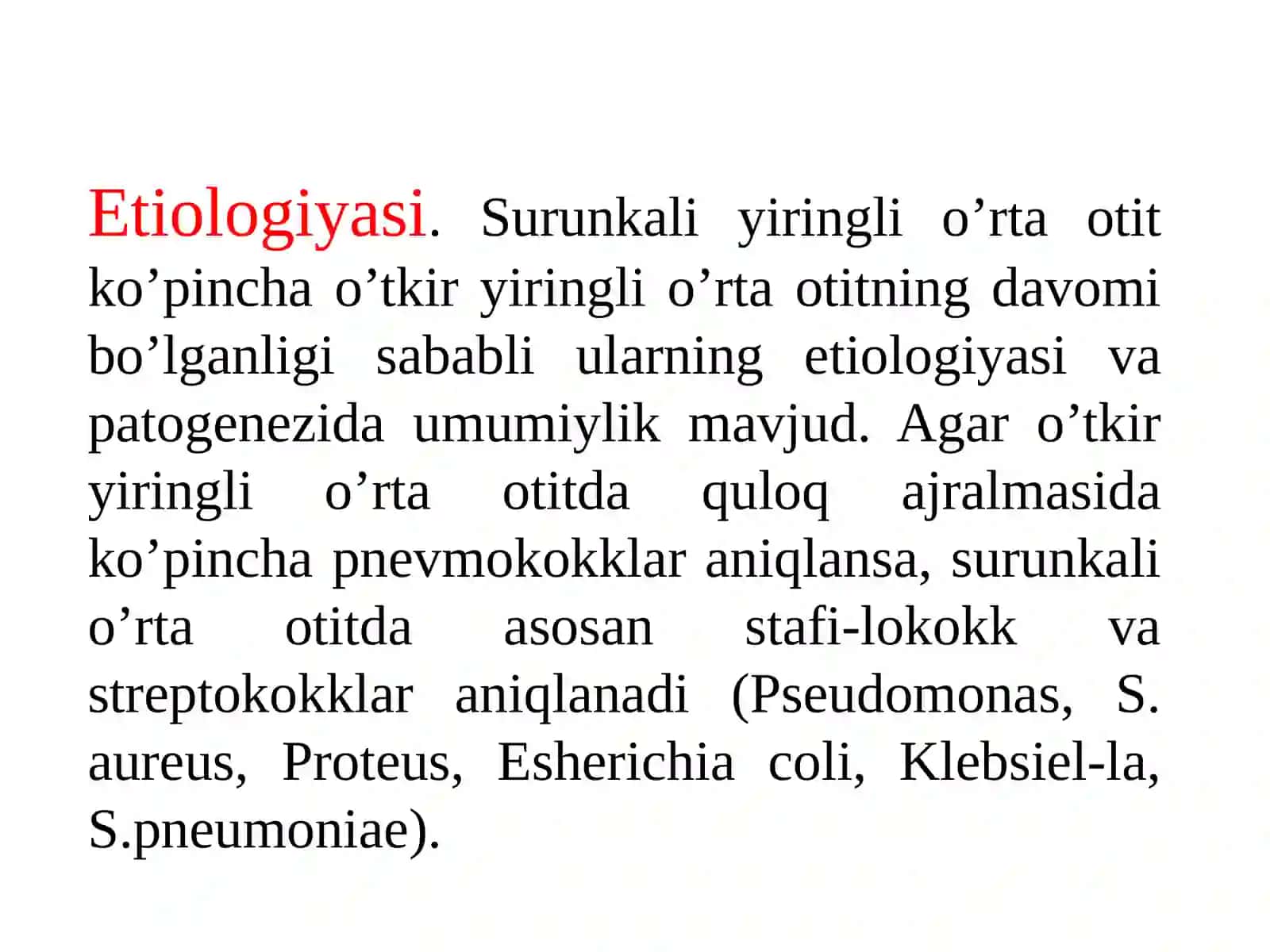 SURUNKALI YIRINGLI O’RTA OTIT 4