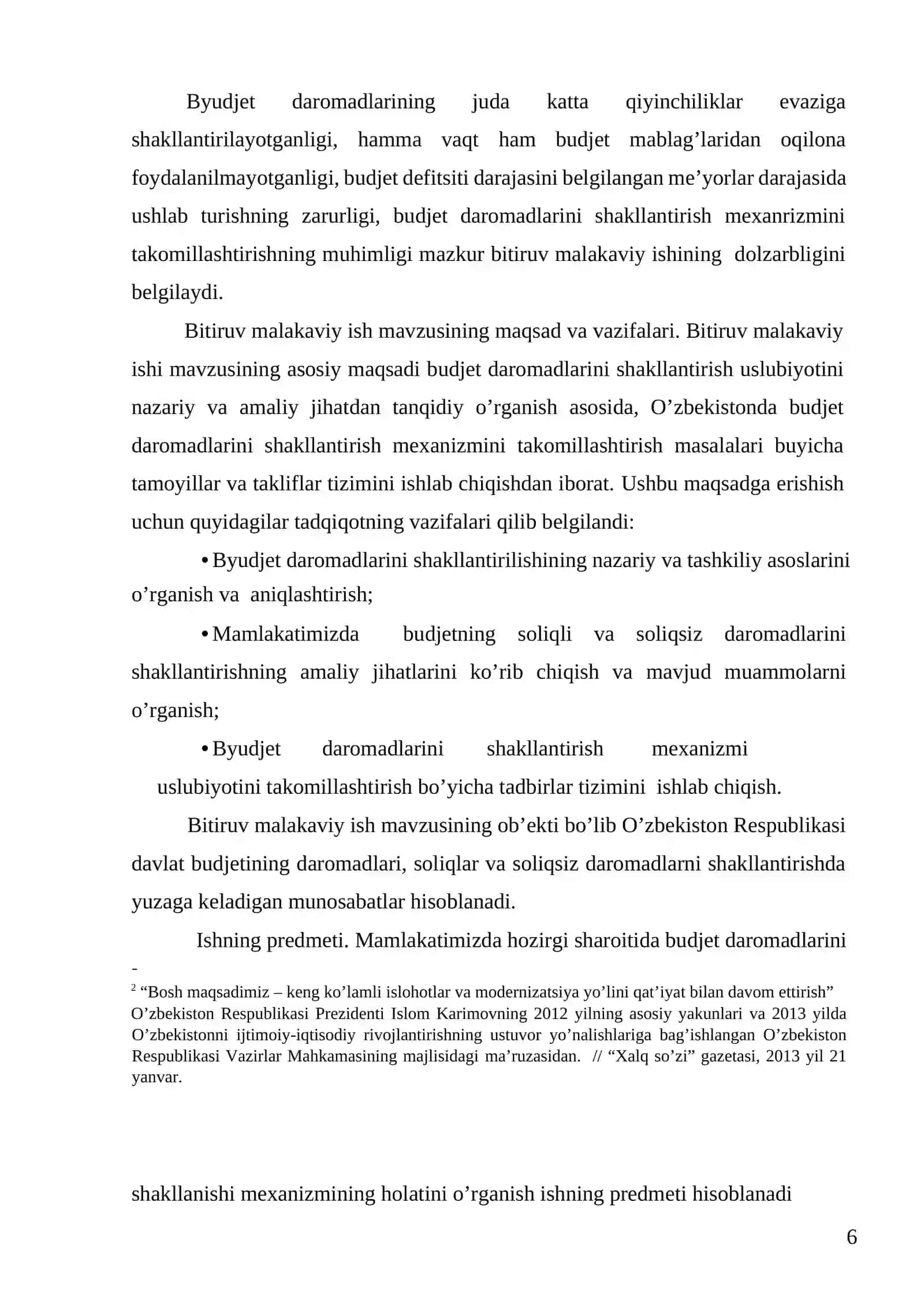 IQTISODIYOTNI MODERNIZATSIYALASH SHAROITIDA BUDJET DAROMADLARINI SHAKILLANTIRISH MEXANIZMINI TAKOMILLASHTIRISH 4