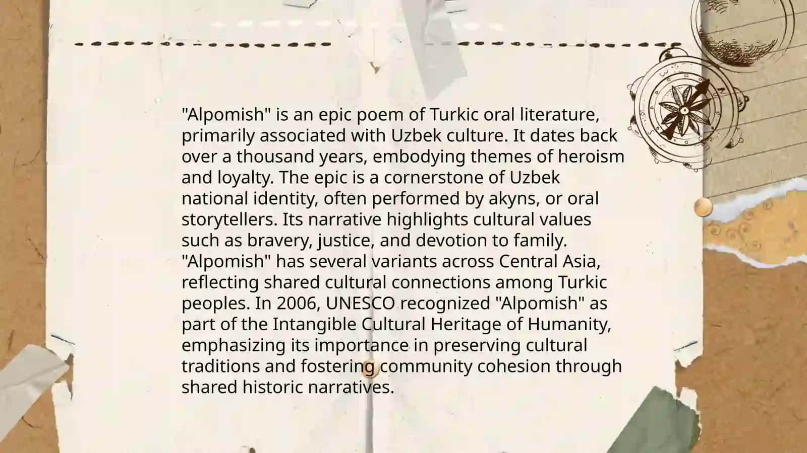 Alpomish haqida taqdimot 4