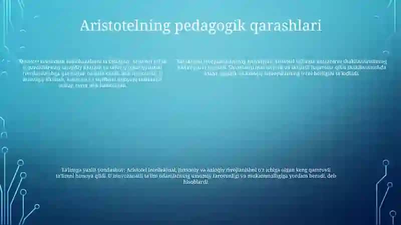 Antik Davir Faylasuflarining Pedagogik Qarashlari 4