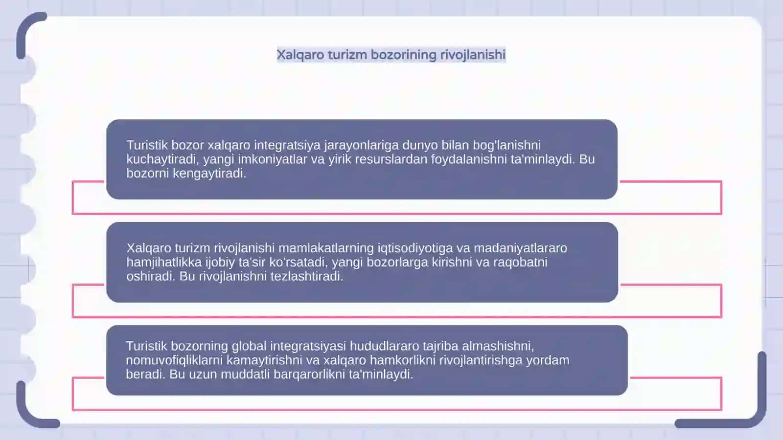 Turistik bozorning xalqaro integratsiya jarayonlariga ta'siri 4
