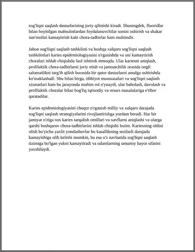 KARIES EPIDEMIOLOGIYASI 4