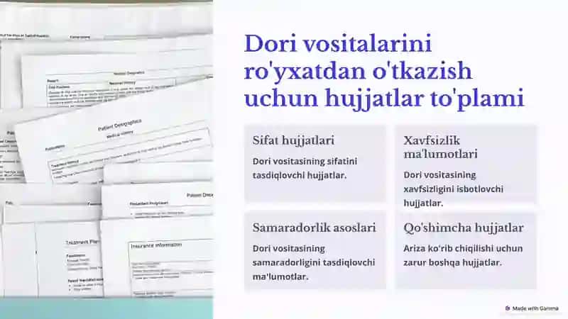 Evropa Ittifoqida dori vositalarini davlat ro'yxatidan o'tkazish tartibi 4