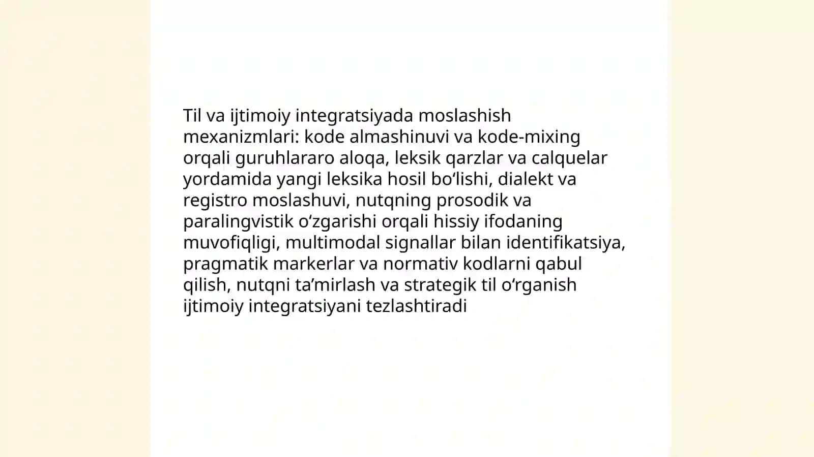 Tilning ijtimoiy vazifalari. Tilning hissiy-ta'siriy tuyg'u ifodalash vositasi 4