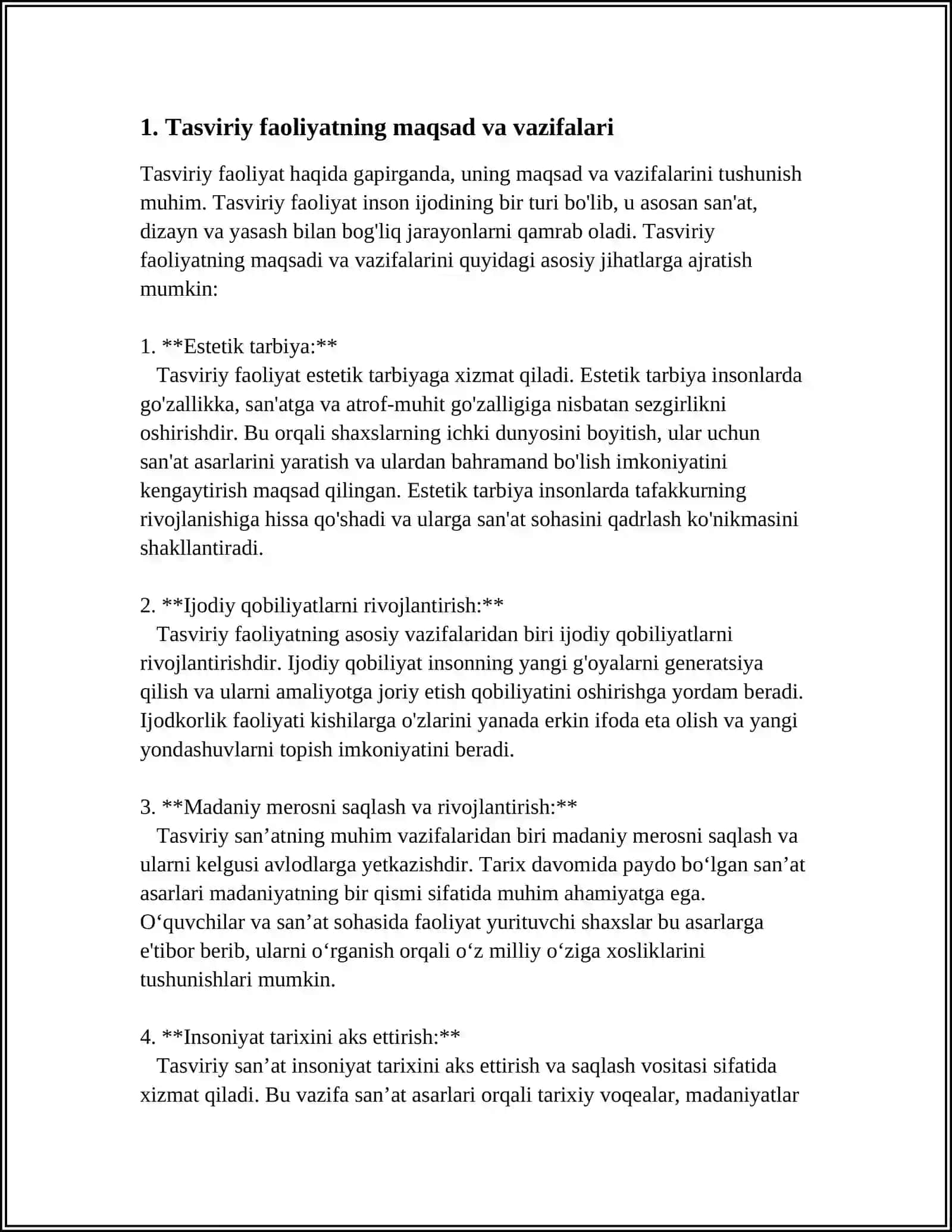 TASVIRIY FAOLIYATNI TASHKIL QILISH MAVZUSIGA TAQDIMOT TAYYORLASH 4