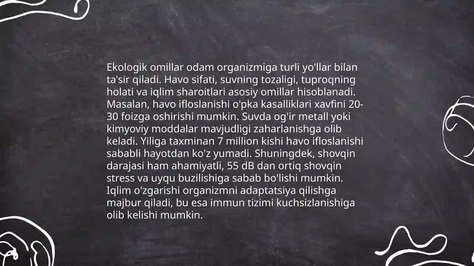Tabiatning soģlomlashtiruvchi kuchlari va gigigenik omillari 4