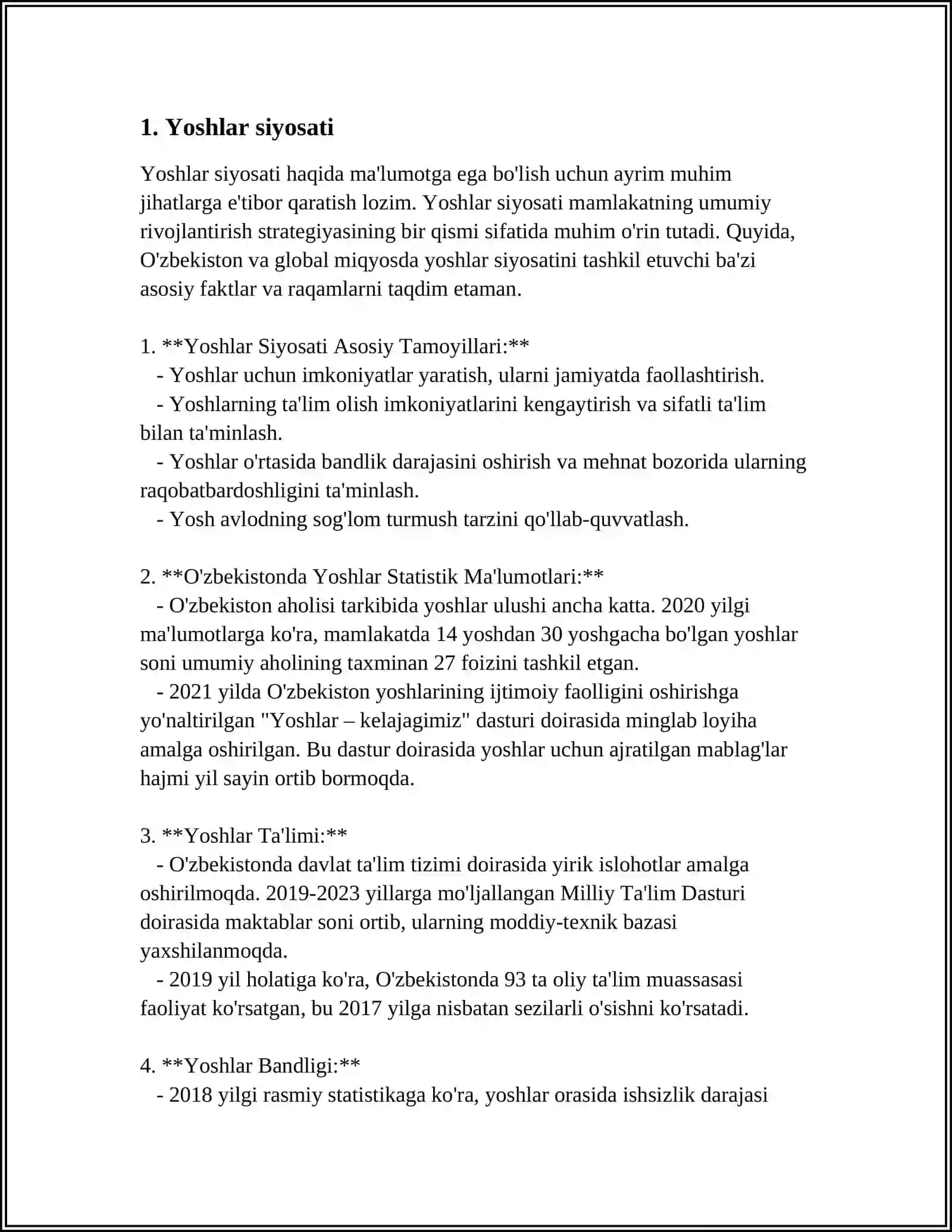 YANGI OʻZBEKISTONDA AMALGA OSHIRILAYOTGAN MA'NAVIY OʻZGARISHLAR 4