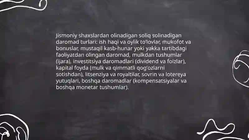 Jismoniy shaxslardan olinadigan daromad soligʻi 4
